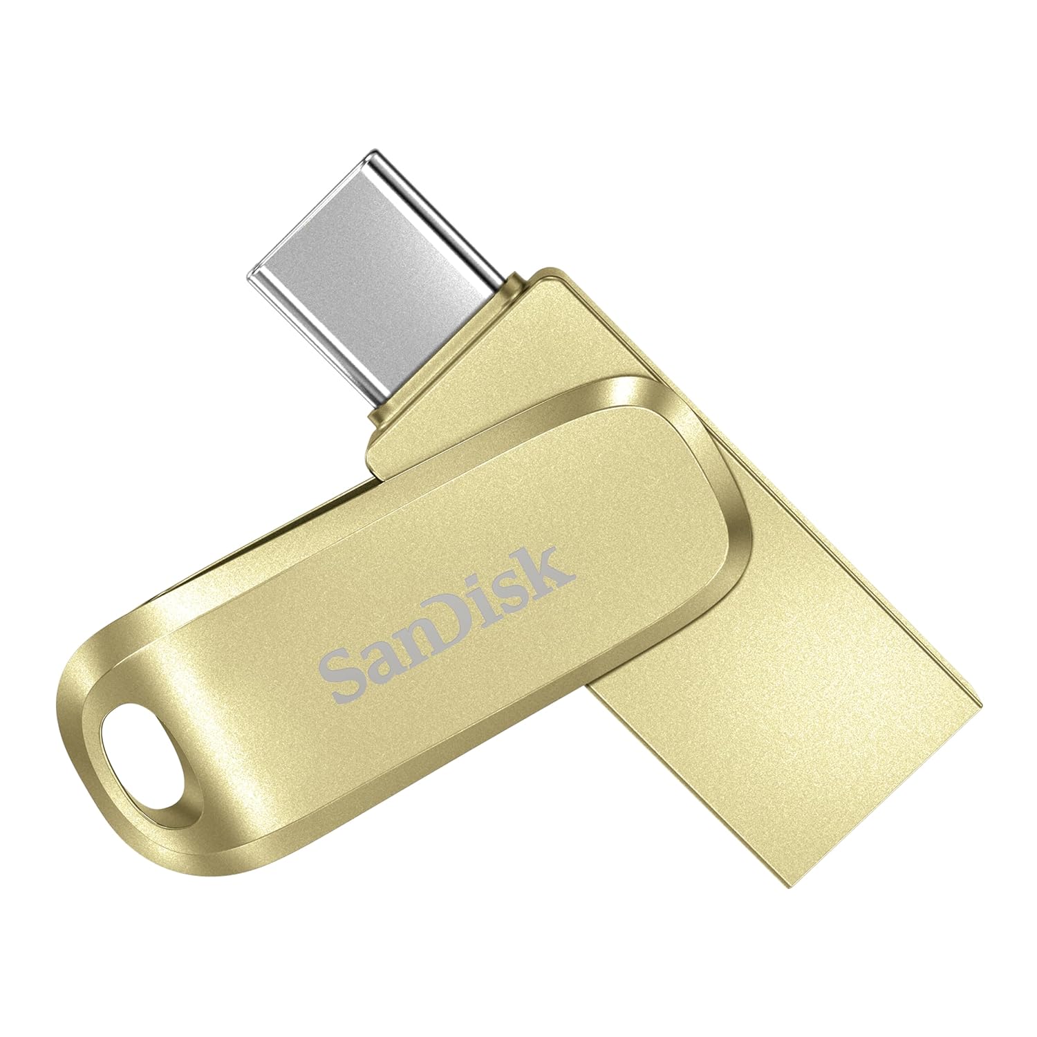 SANDISK Ultra Dual Drive Luxe Type-C 512GB, OTG, Upto 400MB/s, Pendrive, Silver, 5Y Warranty (SDDDC4-512G-I35)