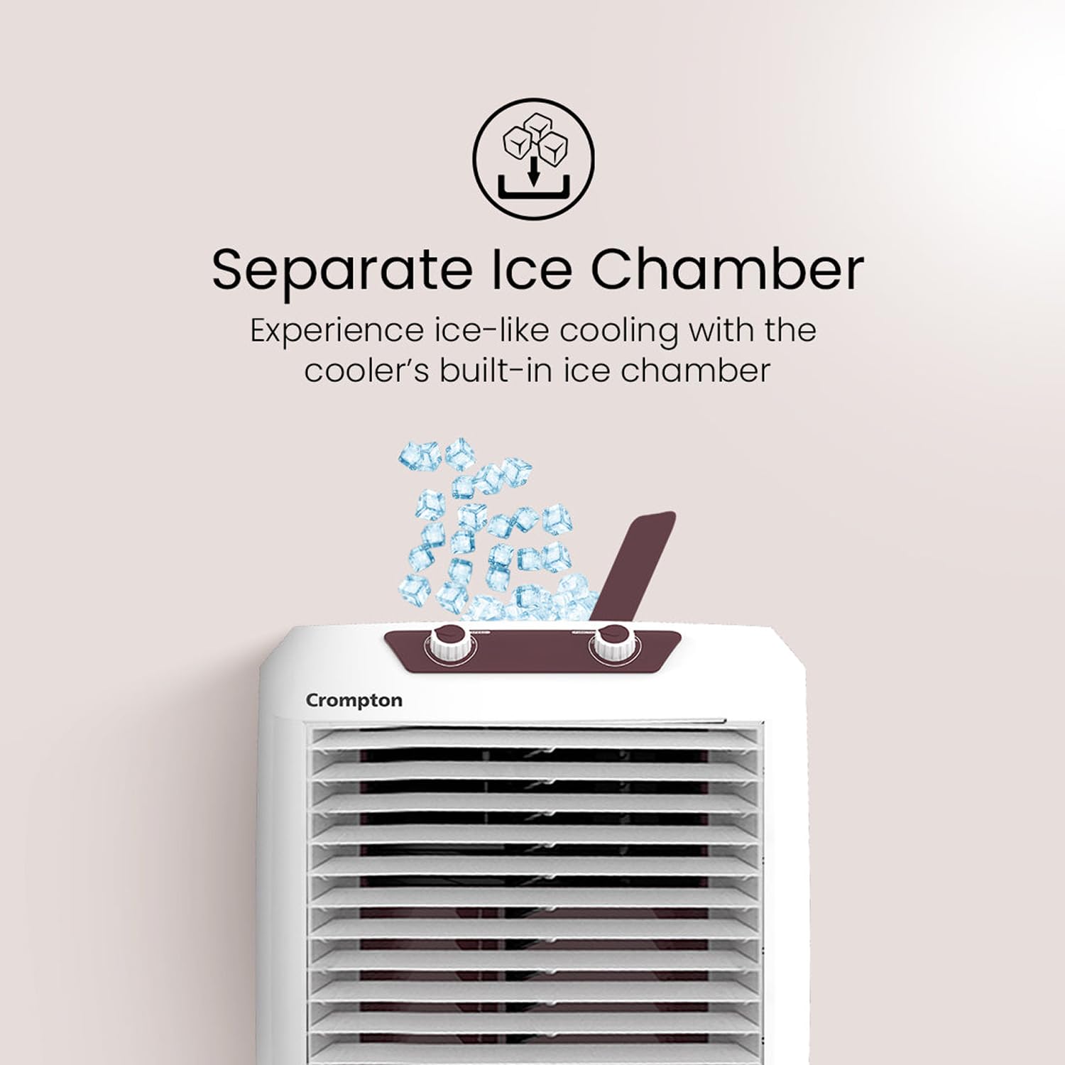 Orient Electric Durachill 40 L Portable Air Cooler For Home | Densenest Honeycomb Pads |More Air Delivery | Fully Collapsible Louvers |Inverter Compatible | 1 Year Warranty by Orient | White &amp; Grey - Slide 5