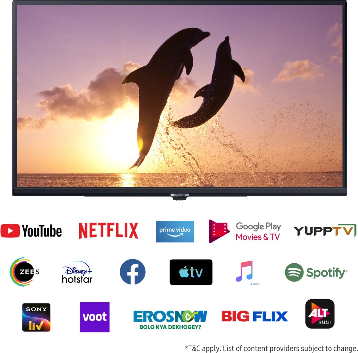 Samsung 80 cm (32 Inch) HD Ready LED Smart Tizen TV with Bezel-Free Design | PurColor | Hyper Real Picture Engine | Triple Protection | SmartThings App Support | TV Key | Connect Share(HDD) | ConnectShare (USB 2.0) (UA32T4380AKXXL) - Slide 3