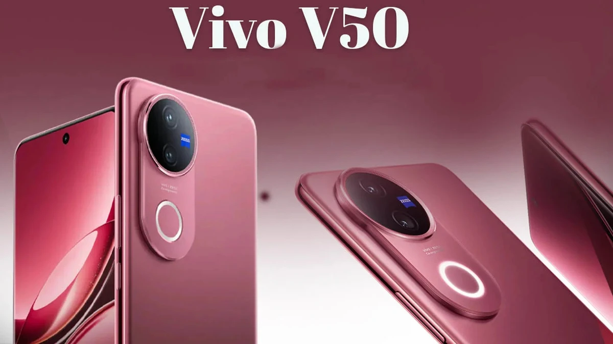 vivo V50 5G (Rose Red, 128 GB) (8 GB RAM) - Slide 3