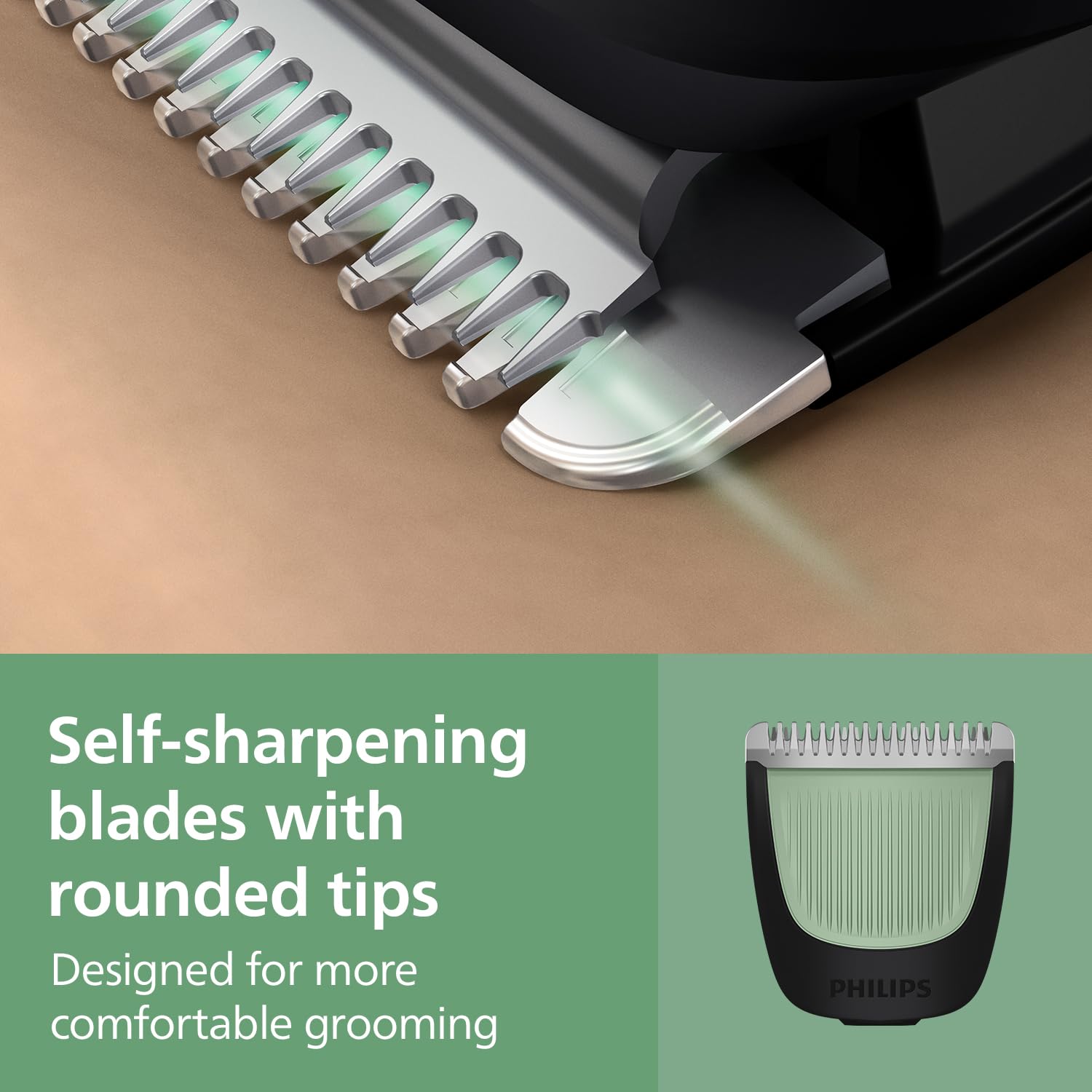 PHILIPS MG3911/15 Fully Waterproof Trimmer 60 min  Runtime 5 Length Settings (Grey) - Slide 3